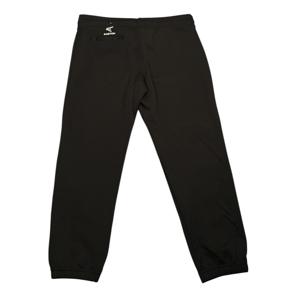 Easton Baseball Pants Mens Medium Black‎ Elastic Waist Cuffs Athletic Sportswear